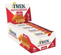 JB's TREK High Protein Flapjack Biscoff - Plant Based - Vegan Snack - 50 g x 16 bars