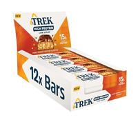 JB's TREK High Protein Low Sugar Choc Peanut Butter Bar - Plant-based protein - High Fibre - 12 x 55g