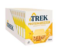 JB's TREK Protein Flapjacks - Lemon - Plant-based protein - Gluten Free - 36 x 50g bars - 1,8kg