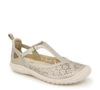 JBU by Jambu Women's Daffodil Mary Jane Flat, Cream Shimmer, 5 UK