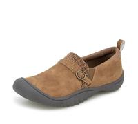 JBU Women's Mavis Loafer Flat, Brown, 7