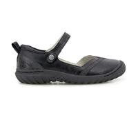 JBU Women's Raven Comfort Casual Classic Mary Jane Flats Fashion Shoes, Black, 6 UK