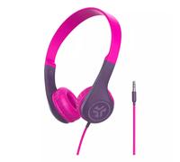 JLab Audio JBuddies Pop Kids Wired 3.5mm Connector on Ear Pink Headphones