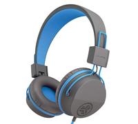 Jbuddies Studio On Ear Folding Kids Headphones Volume Regulator Age 6+ Blue NEW