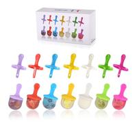 JBYAMUS Popsicle Sticks For Molds, Ice Pop Molds's Sticks (7 Colors)