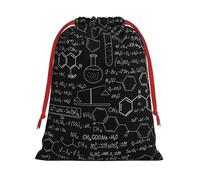 JBYJBX Abstract Science Chemistry Illustration 3d Print Convenience Drawstring Gift Multipurpose Pouches Daily Storage Travel Essentials