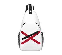 JBYJBX Alabama State Flag Print Unisex Cross Chest Bag Diagonal Sling Backpack Capacity For Travel Hiking Daily Use
