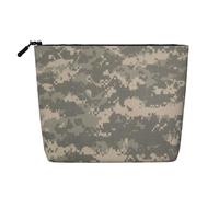 JBYJBX Army Digital Camouflage Print Makeup Bags Waterproof Travel Cosmetic Tote Zippered Pouch For Women Toiletry Bag, Black, One Size, Black, One Size