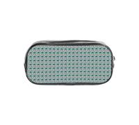 JBYJBX Border Collie Florals Print Clear Pencil Case Lightweight Pouch Travel Office Transparent Stationery Organizer