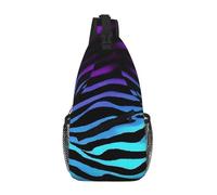 JBYJBX Camouflage Zebra Stripes Print Unisex Cross Chest Bag Diagonal Sling Backpack Capacity For Travel Hiking Daily Use