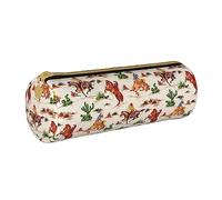 JBYJBX Cowboy Ride Horse Print Leather Pencil Case Pouch - Slim & Cute Pencil Cases For Adults, Men And Women