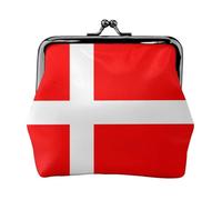 Jbyjbx Denmark Danish Flag Print Compact Coin Purse Cute Small Zipper Wallet With Kiss Lock For Daily Use And Gifts