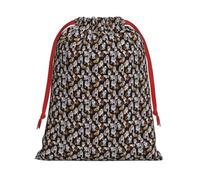 JBYJBX English Bulldogs Print Convenience Drawstring Gift Multipurpose Pouches Daily Storage Travel Essentials