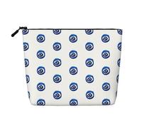 JBYJBX Evil Eyes Print Makeup Bag Waterproof Travel Cosmetic Tote Zippered Pouch For Women Toiletry Bag, Black, One Size, Black, One Size