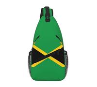 JBYJBX Flag Of Jamaica Print Unisex Cross Chest Bag Diagonal Sling Backpack Capacity For Travel Hiking Daily Use