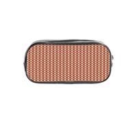 Jbyjbx Florida Flag Wood Grain Print Clear Pencil Case Lightweight Pouch Travel Office Transparent Stationery Organizer