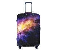 JBYJBX Galaxy In The Universe Print Suitcase Cover Luggage Protector Washable Elastic Fashionable Travel Gear Cover, Black, Large