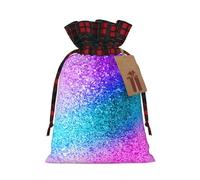 JBYJBX Glitter Sequin Spot Printing Christmas Drawstring Gift Bag For Xmas Wrapping Festive Packaging Party Favors
