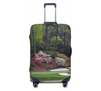 JBYJBX Golf Course Print Suitcase Cover Luggage Protector Washable Elastic Fashionable Travel Gear Cover, Black, X-Large