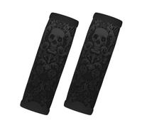 JBYJBX Gothic Wallpaper Skull Print Style And Functionality Wraps Grip Luggage Handle Wraps Non Slip Grip Easy Comfort