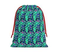 JBYJBX Green Aliens Print Convenience Drawstring Gift Multipurpose Pouches Daily Storage Travel Essentials