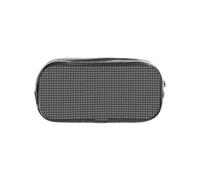 Jbyjbx Halloween Flying Bats 4 Print Clear Pencil Case Lightweight Pouch Travel Office Transparent Stationery Organizer