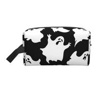 JBYJBX Halloween Goth Print Travel Storage Bag Capacity Zippered For Toiletries Cosmetics Daily Essentials, White, One Size, White, One Size