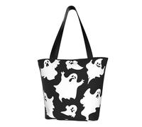 JBYJBX Halloween Goth Print Trendy Lightweight Shoulder Tote Bag Travel Beach Work Commuting Multiple Occasions