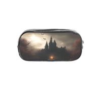 Jbyjbx Halloween Horror 1 Print Clear Pencil Case Lightweight Pouch Travel Office Transparent Stationery Organizer