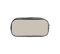 Jbyjbx Halloween Witch Flying 1 Print Clear Pencil Case Lightweight Pouch Travel Office Transparent Stationery Organizer