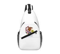 JBYJBX Illinois State Flag Print Unisex Cross Chest Bag Diagonal Sling Backpack Capacity For Travel Hiking Daily Use