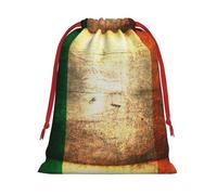 JBYJBX Irish Flag Print Convenience Drawstring Gift Multipurpose Pouches Daily Storage Travel Essentials