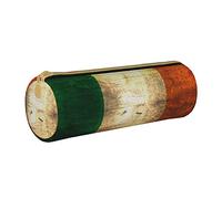 JBYJBX Irish Flag Print Leather Pencil Case Pouch - Slim & Cute Pencil Cases For Adults, Men And Women