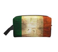 JBYJBX Irish Flag Print Travel Storage Bag Capacity Zippered For Toiletries Cosmetics Daily Essentials, White, One Size, White, One Size