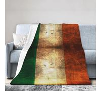 Jbyjbx Irish Flag Print Warm Ultra-Soft Micro Blanket All Season Couch Sofa Bed Throw Blanket 60"X50"Inch