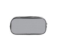 Jbyjbx Jazz Drum Print Clear Pencil Case Lightweight Pouch Travel Office Transparent Stationery Organizer