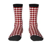 JBYJBX Ladybug Print Classic Adult Socks Friendship Socks Men Women'S Funny Socks Teens Boys Girls, 3 Black, One size