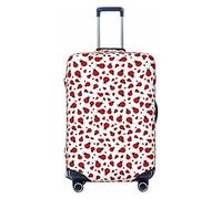 JBYJBX Ladybug Print Suitcase Cover Luggage Protector Washable Elastic Fashionable Travel Gear Cover, Black, X-Large