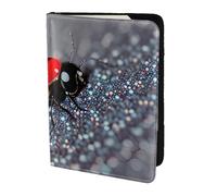 JBYJBX Ladybugs Pattern Infinite Speckled Print Passport 5.5in Travel Document Lightweight Wallet Men Women Business Leisure Trips