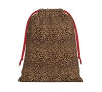 JBYJBX Leopard Patterned Wallpaper Print Convenience Drawstring Gift Multipurpose Pouches Daily Storage Travel Essentials