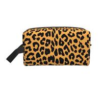 JBYJBX Leopard Print Travel Storage Bag Capacity Zippered For Toiletries Cosmetics Daily Essentials, White, One Size, White, One Size, White, One Size