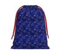 JBYJBX Manta Ray And Fish Print Convenience Drawstring Gift Multipurpose Pouches Daily Storage Travel Essentials