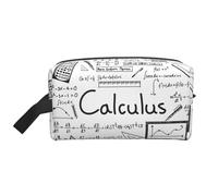 JBYJBX Math Geometry Geek Calculus Print Travel Bag Storage Bag Capacity Toiletry Bag Cosmetics Daily Essentials, White, One Size, White, White, One Size, White, One Size, White, One Size, White, One
