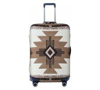JBYJBX Native American Print Suitcase Cover Luggage Protector Washable Elastic Fashionable Travel Gear Cover, Black, L