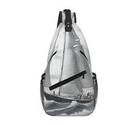 JBYJBX Ocean Sailing Print Unisex Cross Chest Bag Diagonal Sling Backpack Capacity For Travel Hiking Daily Use