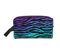 JBYJBX Purple Blue Green Camouflage Zebra Stripes Print Travel Storage Bag Capacity Zippered For Toiletries Cosmetics Daily Essentials, White, One Size, White, One Size