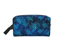 JBYJBX Sea Turtle-Blue Print Travel Storage Bag Capacity Zipper for Toiletries Cosmetic Daily Necessities, White, One Size, White, One Size, white( ), One Size