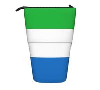 JBYJBX Sierra Leone Flag Print Pencil Case Multipurpose Telescopic Pencil Case Organizer, Stationery Storage Bag