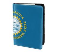 JBYJBX South Dakota Flag Print Passport 5.5in Travel Document Lightweight Wallet Men Women Business Leisure Trips