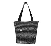 JBYJBX Supernatural Inspiration Print Trendy Lightweight Shoulder Tote Bag Travel Beach Work Commuting Multiple Occasions